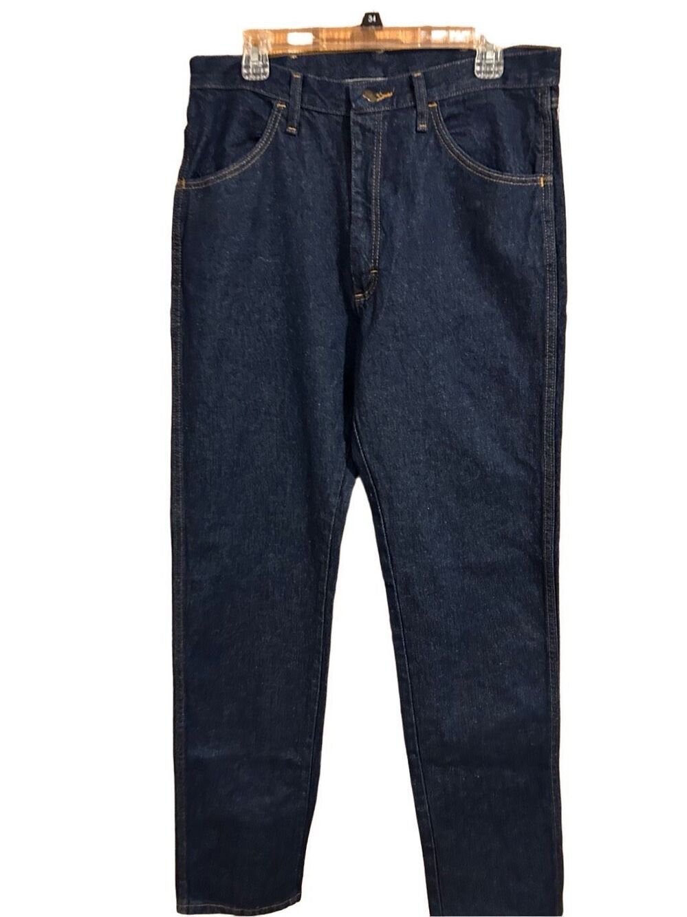 Rustler Wrangler Men’s Jeans Size W34/L36 Dark Blue Regular Straight Leg NWT